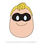 How to Draw Mr. Incredible from Disney Emoji Blitz