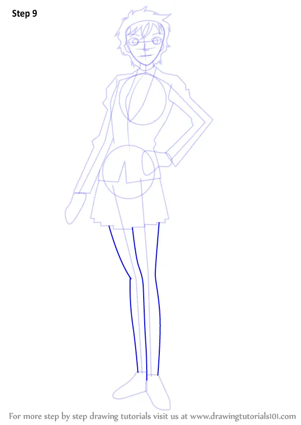 draw the lower body clothing step