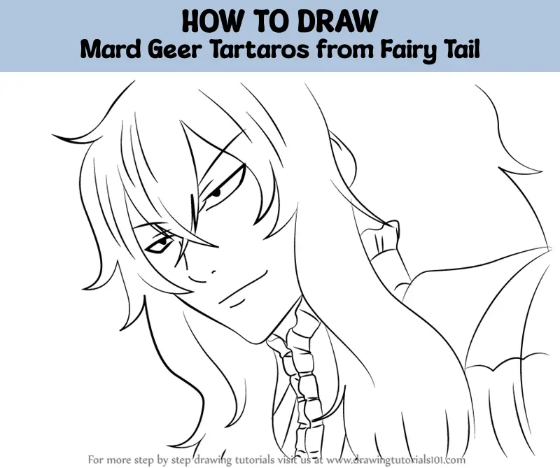 How To Draw Mard Geer Tartaros From Fairy Tail Fairy Tail Step By