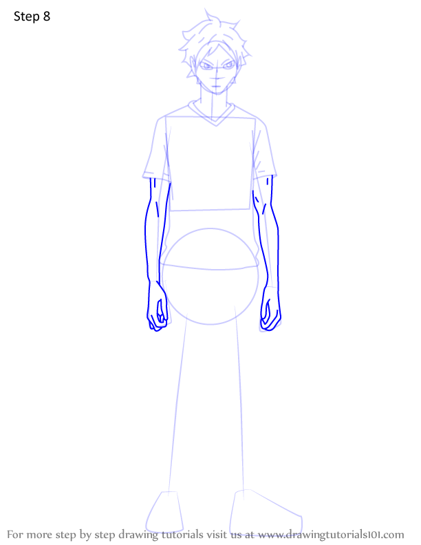 How To Draw Eita Semi From Haikyuu Haikyuu Step By Step