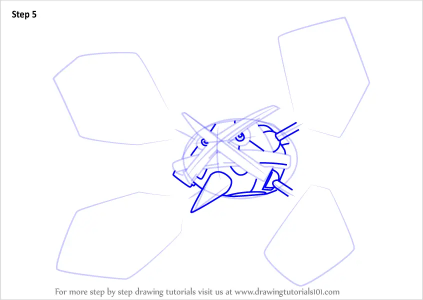 How To Draw Mega Metagross From Pokemon Pokemon Step By Step DrawingTutorials