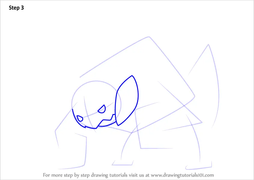 How To Draw Mega Swampert From Pokemon Pokemon Step By Step