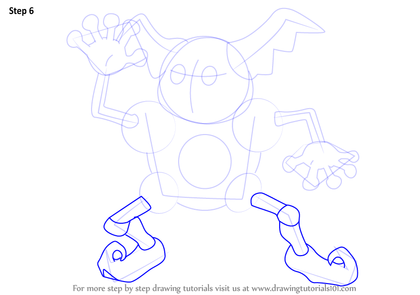 How To Draw Mr Mime From Pokemon Pokemon Step By Step