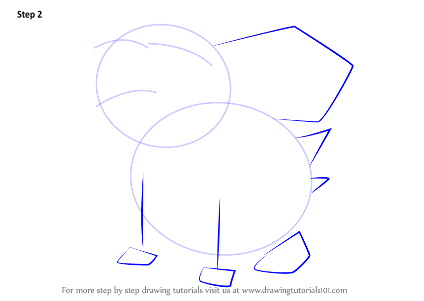 How To Draw Nidoran Female From Pokemon Pokemon Step By Step