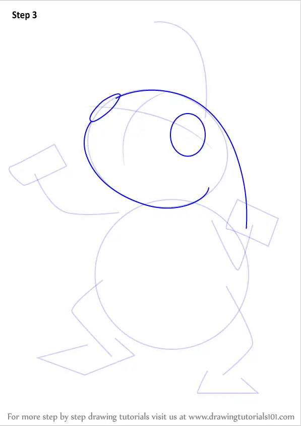 How To Draw Politoed From Pokemon Pokemon Step By Step