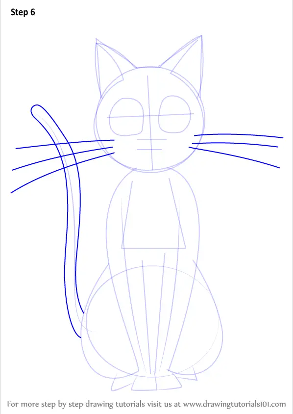 Learn How to Draw Artemis from Sailor Moon (Sailor Moon) Step by Step