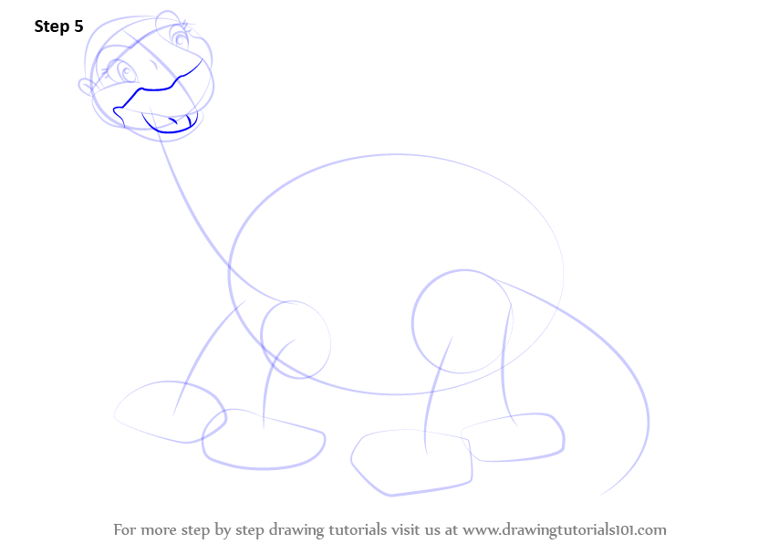 littlefoot coloring page