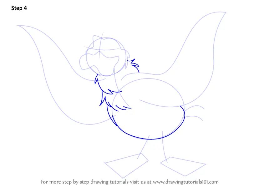 Learn How to Draw Scuttle from The Little Mermaid (The Little Mermaid