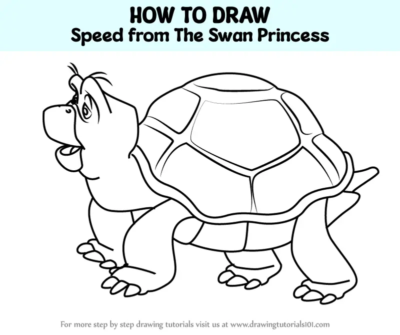 How To Draw Speed From The Swan Princess The Swan Princess Step By