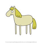 How to Draw Moniker DeLuise from Adventure Time