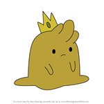 How to Draw Slime Prince from Adventure Time