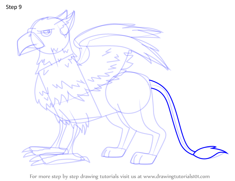 How To Draw Griffin From American Dragon Jake Long American Dragon