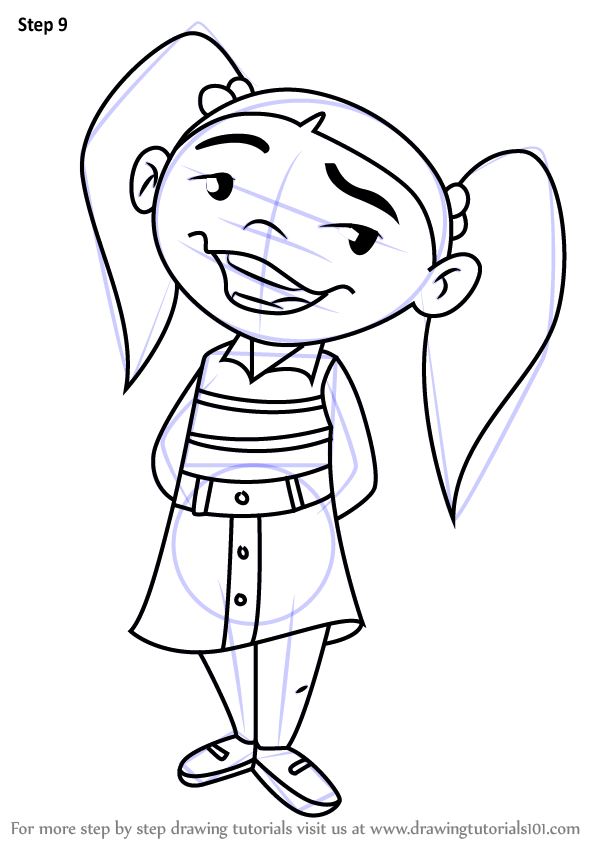 How To Draw Haley Kay Long From American Dragon Jake Long American