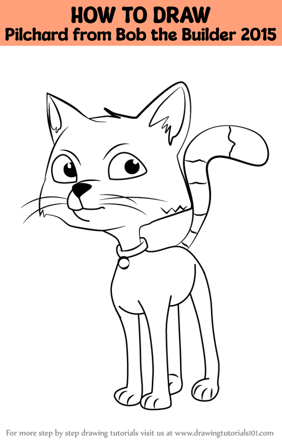 How To Draw Pilchard From Bob The Builder Bob The Builder