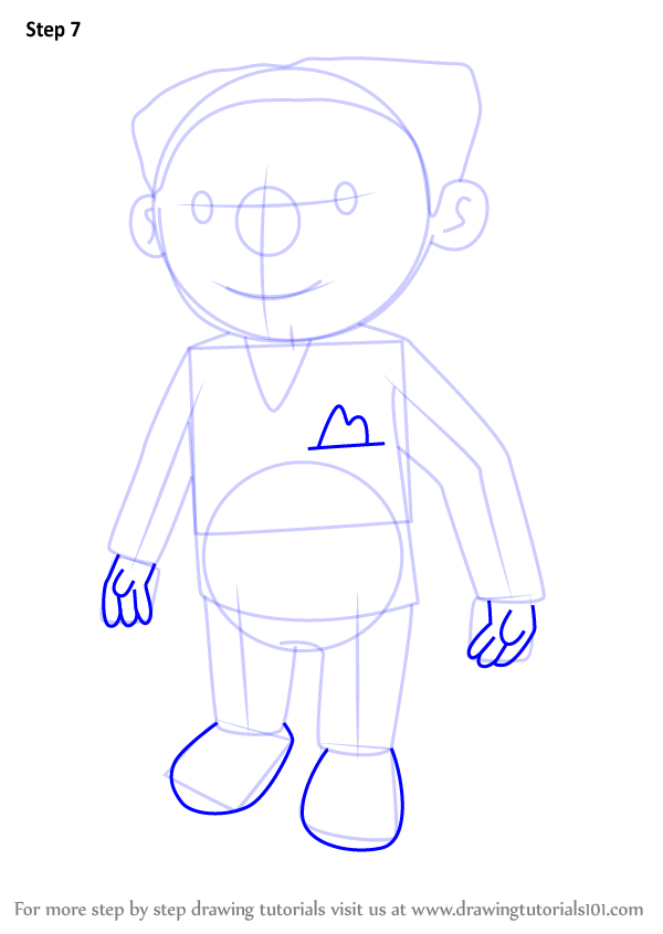 How To Draw J J From Bob The Builder Bob The Builder Step By Step