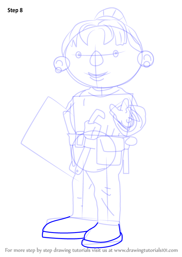 How To Draw Wendy From Bob The Builder Bob The Builder Step By Step