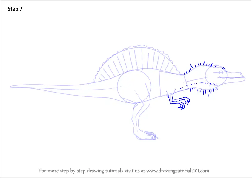 Learn How to Draw Old Spinosaurus from Dinosaur Train (Dinosaur Train
