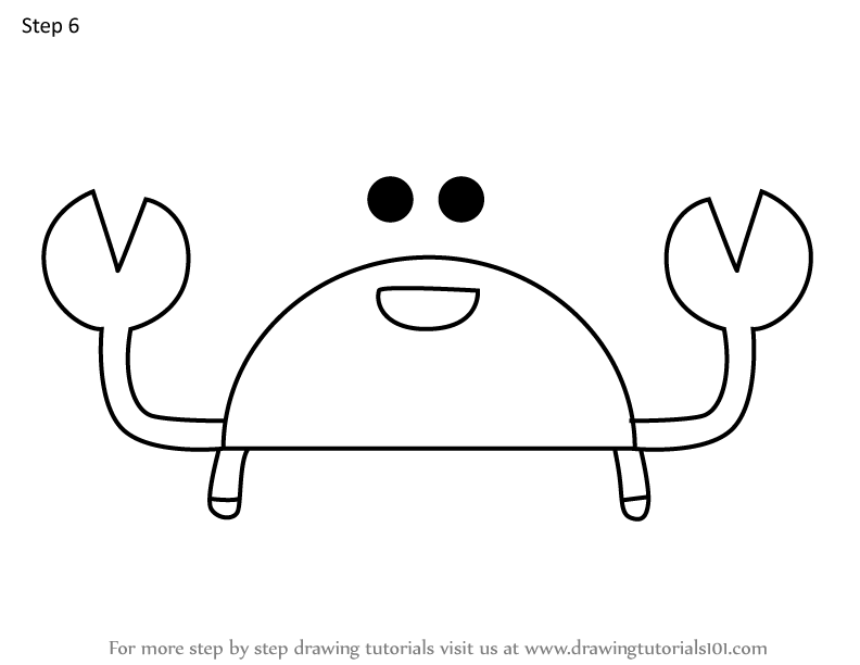 How To Draw John Crab From Hey Duggee Hey Duggee Step By Step