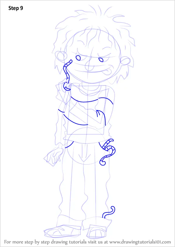 Learn How To Draw Horrid Henry Horrid Henry Step By Step Drawing