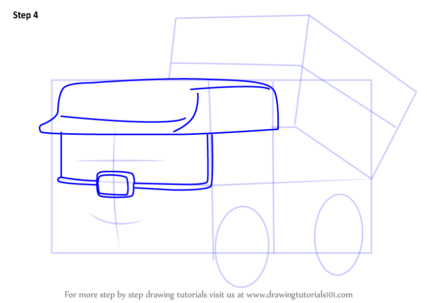 How To Draw Dump From Robocar Poli Robocar Poli Step By Step