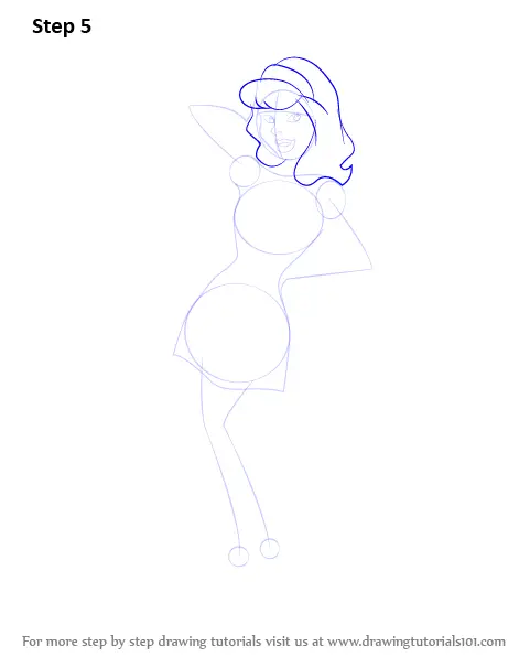 Learn How To Draw Daphne From Scooby Doo Scooby Doo Step By Step Drawing Tutorials 