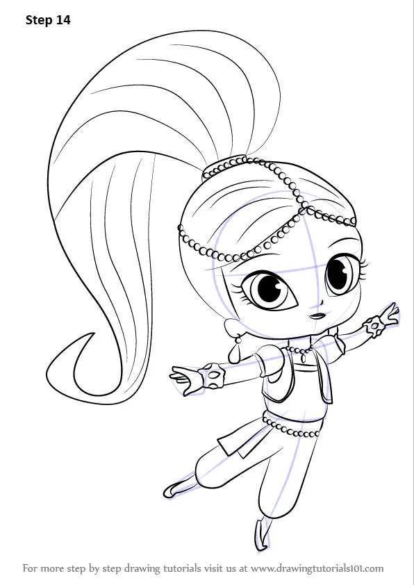 Learn How to Draw Shimmer from Shimmer and Shine (Shimmer and Shine