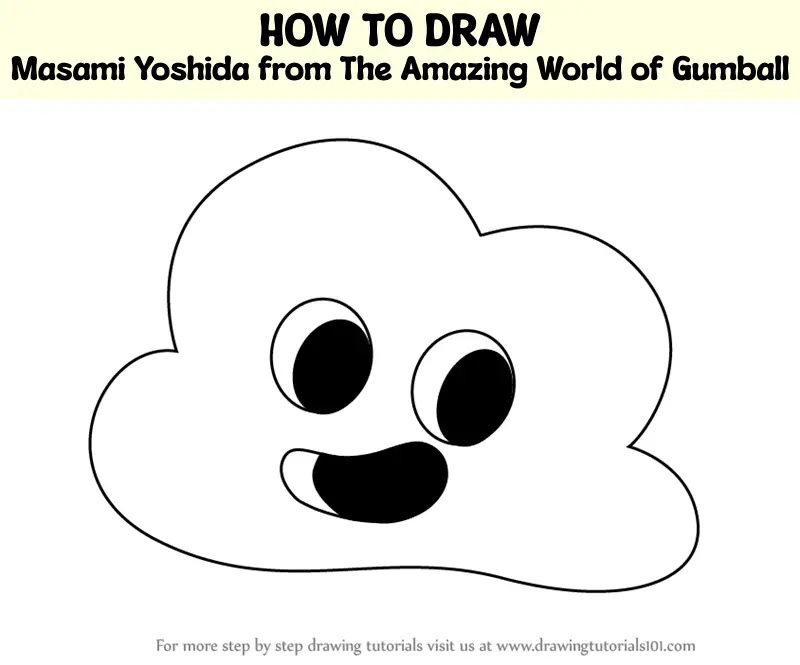 How To Draw Masami Yoshida From The Amazing World Of Gumball The