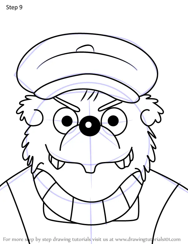 How To Draw Too Tall Grizzly From The Berenstain Bears The Berenstain