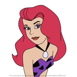 How to Draw Ann-Margrock from The Flintstones