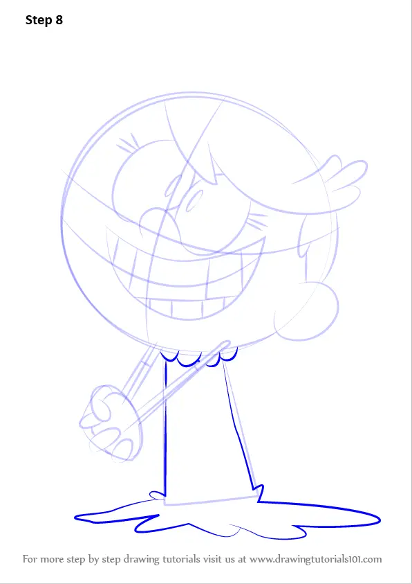 Step by Step How to Draw Lola Loud from The Loud House  DrawingTutorials101.com