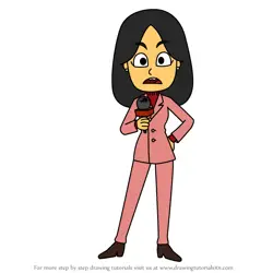 How to Draw Katherine Yamaguchi from The Twisted Timeline of Sammy & Raj