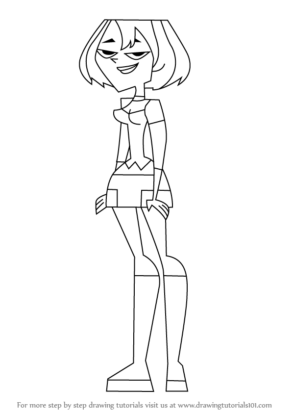 Learn How To Draw Gwen From Total Drama Island Total Drama Island 