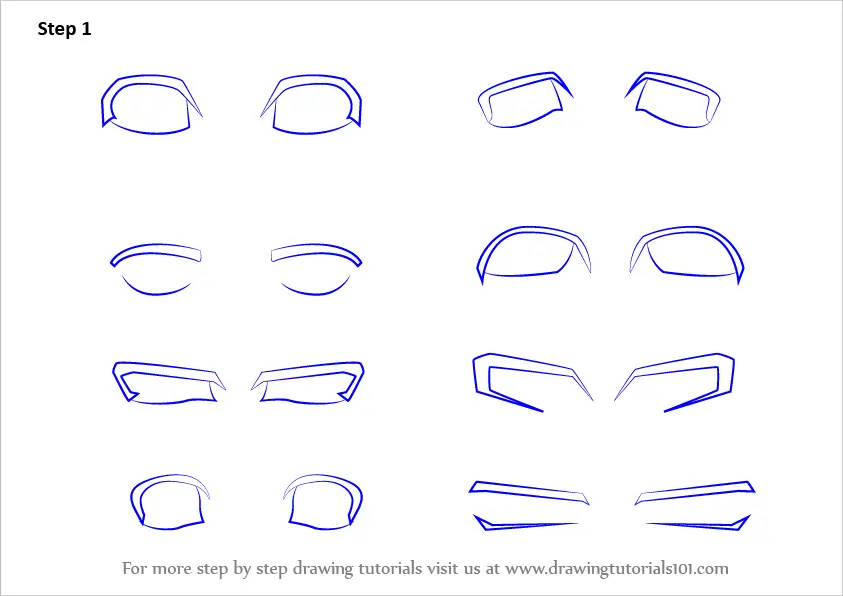 View How To Draw Anime Eyes Male Step By Step Images - Anime Wallpaper HD