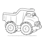 How to Draw a Dump Truck for Kids