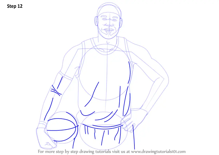 Step by Step How to Draw LeBron James