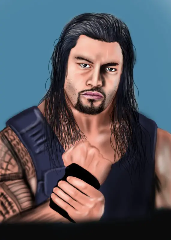 Learn How to Draw Roman Reigns (Wrestlers) Step by Step Drawing Tutorials
