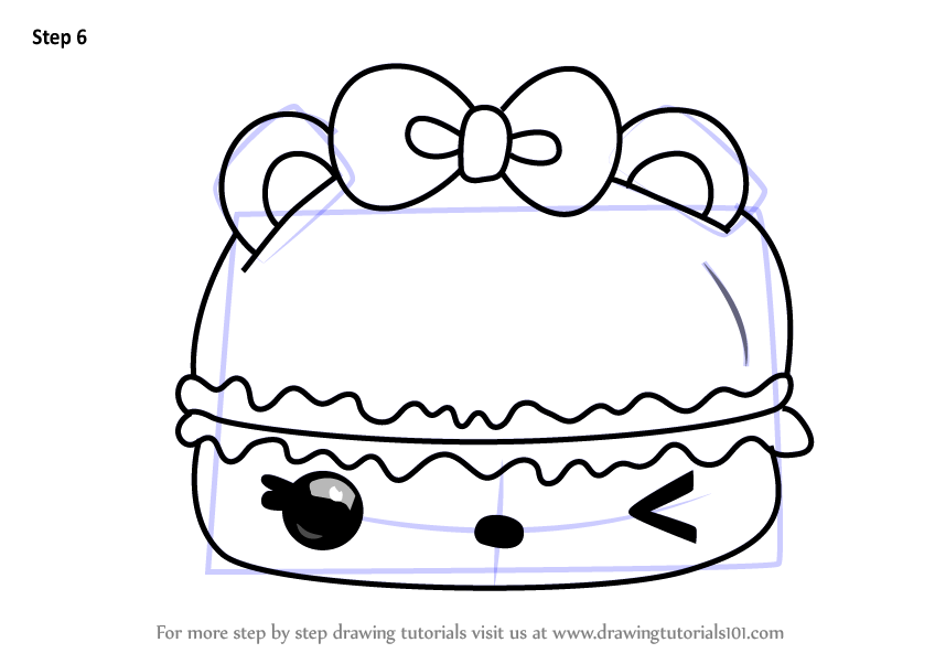 How To Draw Bubbly Gloss Up From Num Noms Num Noms Step By Step