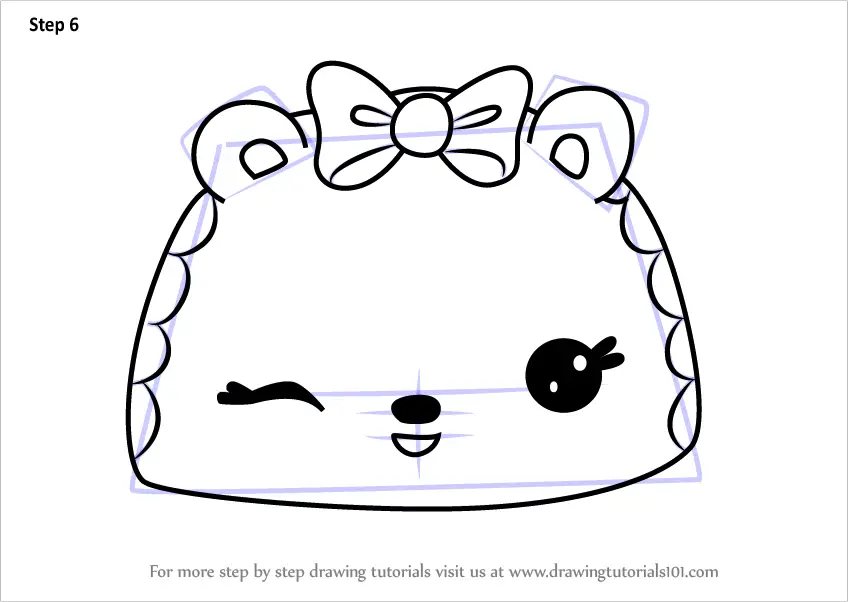 Learn How To Draw Cherry Go Go From Num Noms Num Noms Step By Step