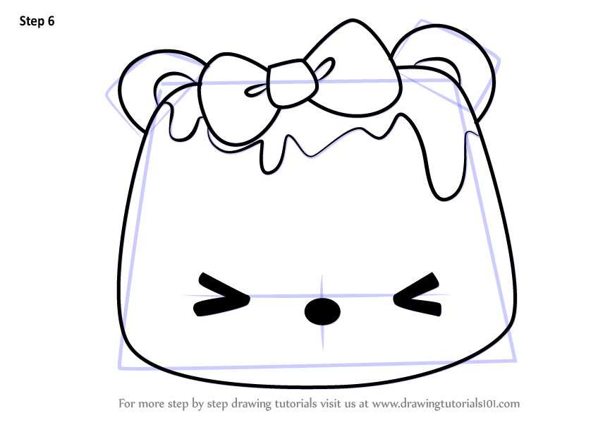 How To Draw Icy Berry Go Go From Num Noms Num Noms Step By Step