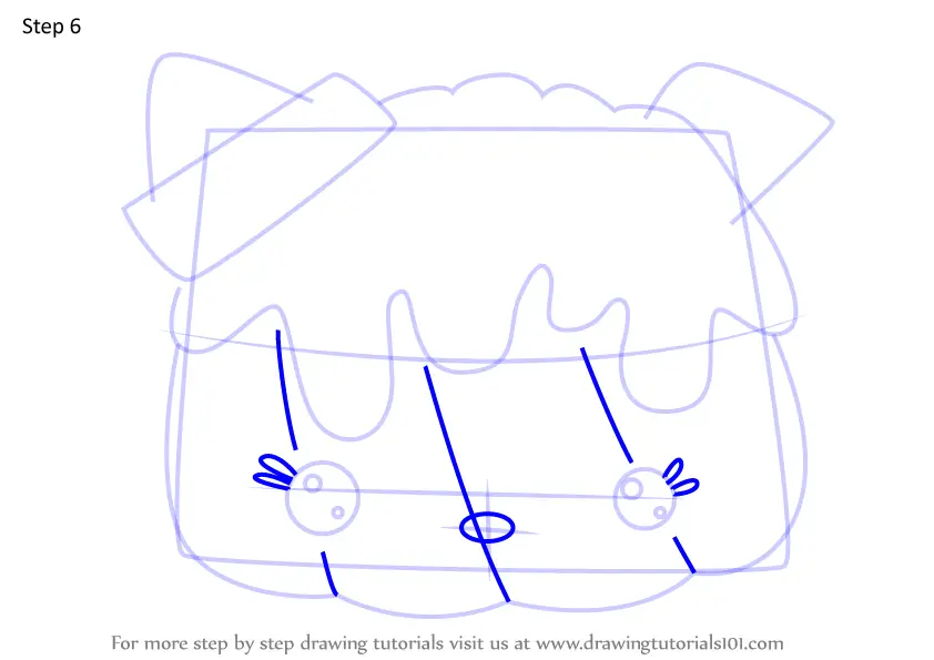 How To Draw Mable Marble From Num Noms Num Noms Step By Step