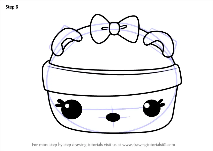 How To Draw Peachy Pina Gloss Up From Num Noms Num Noms Step By Step