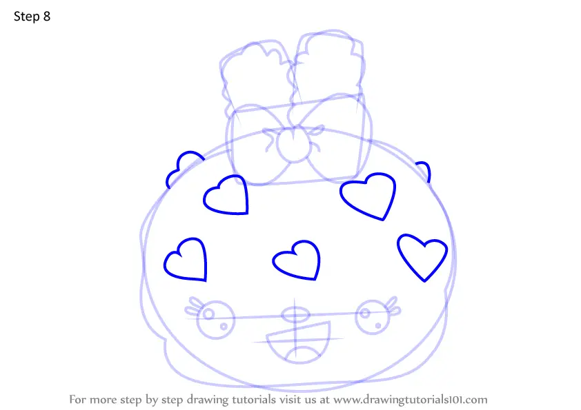 How To Draw Strawberry Chip From Num Noms Num Noms Step By Step