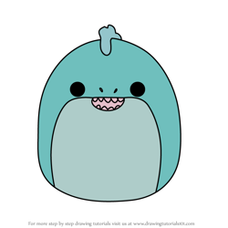 How to Draw Essy the Eel from Squishmallows