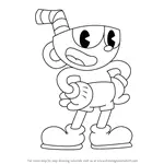 How to Draw Cuphead from Cuphead