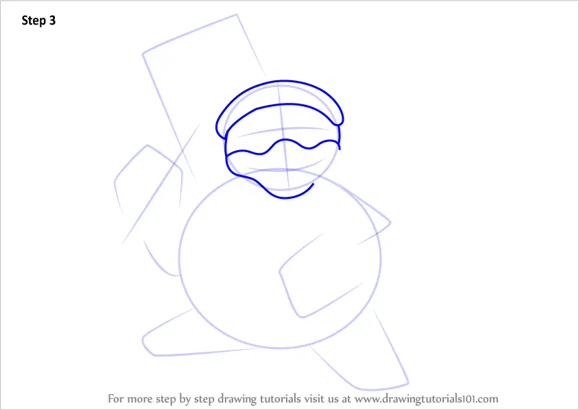 Learn How to Draw King Dedede from Kirby (Kirby) Step by Step : Drawing