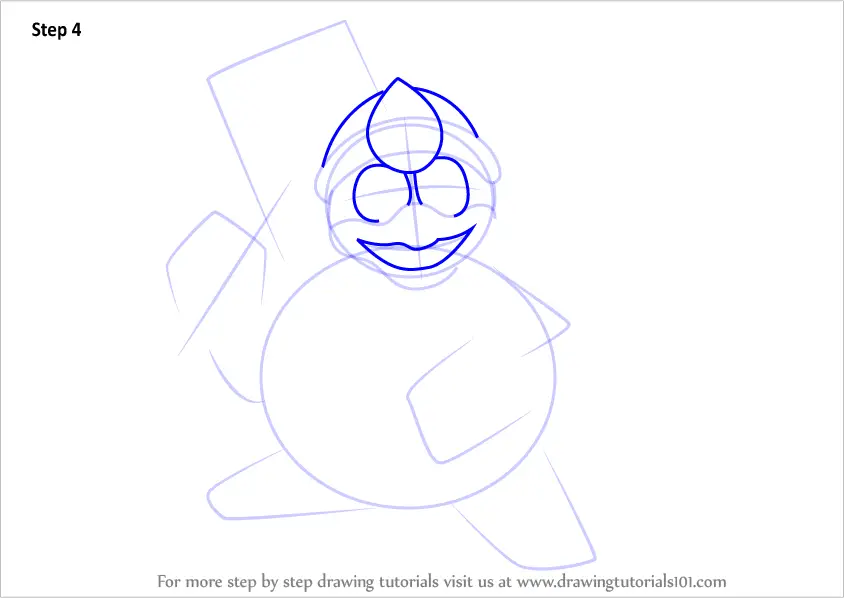 Step by Step How to Draw King Dedede from Kirby