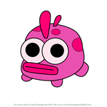 How to Draw Bug from Moshi Monsters
