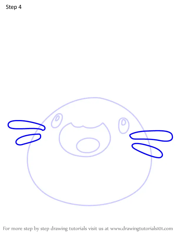 How To Draw Cotton Slime From Slime Rancher 2 Slime Rancher 2 Step By