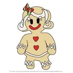 How to Draw Gingerbread Gal from Stumble Guys