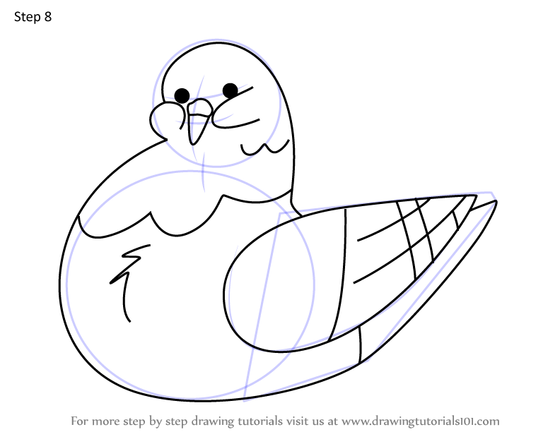 How To Draw Baby Pigeon From Chikn Nuggit Chikn Nuggit Step By Step